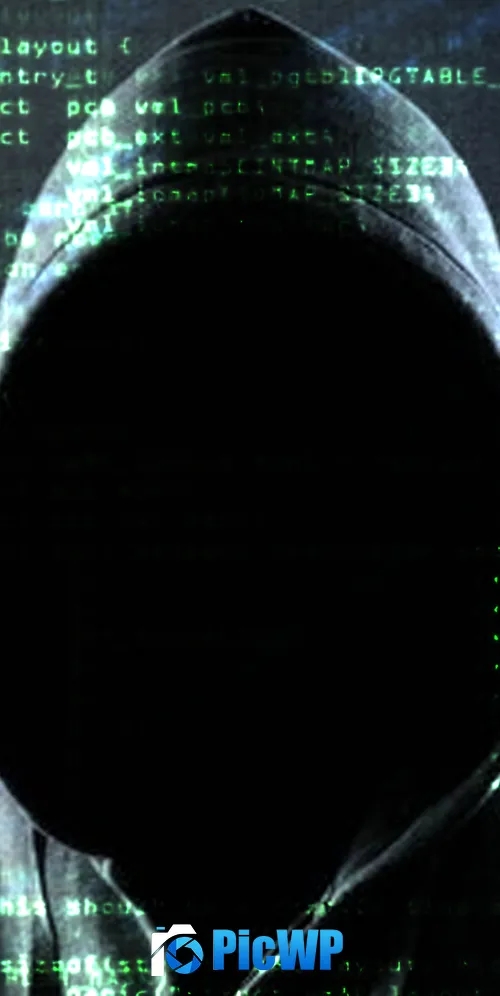 Hooded Man Shadow Figure 3K Mobile Wallpaper