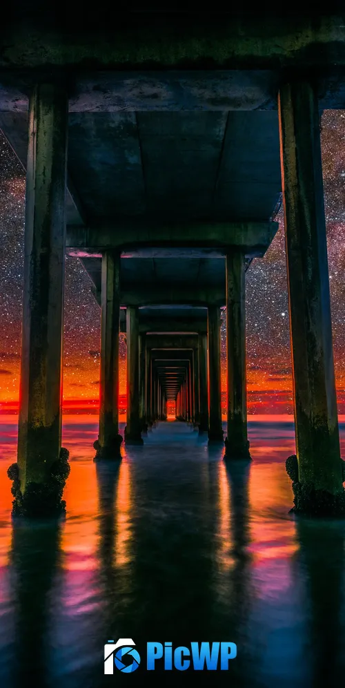 Scripps Pier La Jolla 3K Mobile Wallpaper