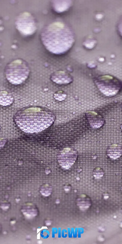 Water droplets Pastel purple 3K Mobile Wallpaper