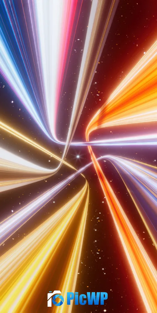 Galactic Intersection 3K Mobile Wallpaper