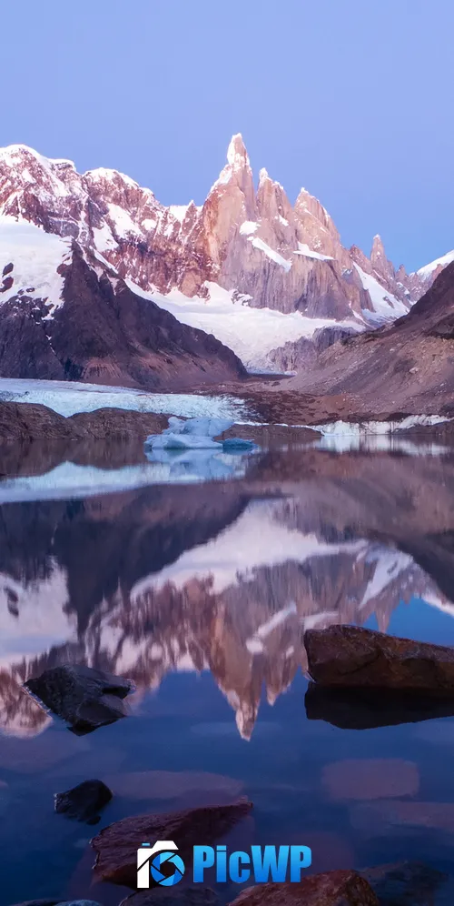 Cerro Torre Laguna Torre 3K Mobile Wallpaper
