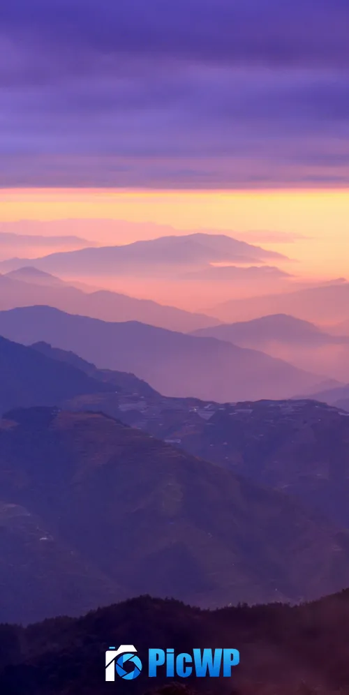 Mountain range Aesthetic 3K Mobile Wallpaper