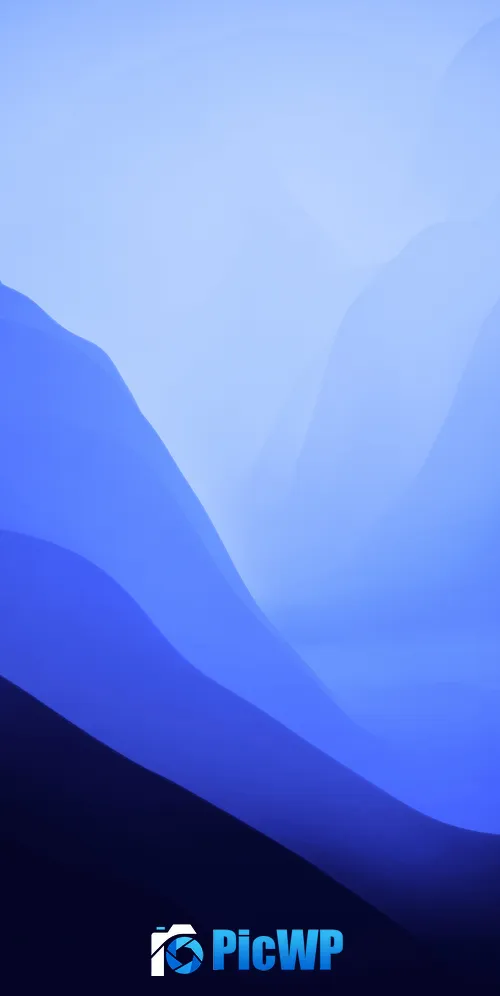 macOS Monterey Light blue 3K Mobile Wallpaper