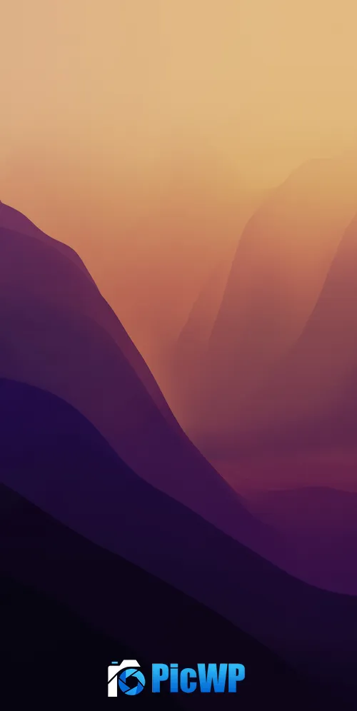 macOS Monterey Gradient background 3K Mobile Wallpaper