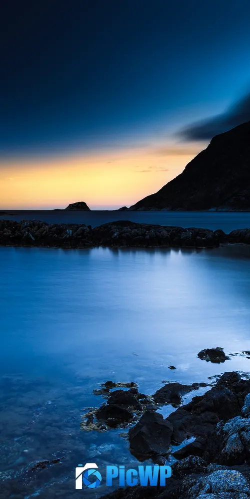 Rocky coast Bremanger 3K Mobile Wallpaper