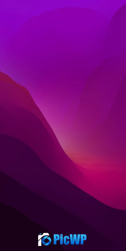 macOS Monterey Pink aesthetic 3K Mobile Wallpaper