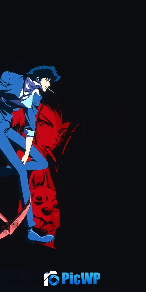 Cowboy Bebop Dark background 3K Mobile Wallpaper