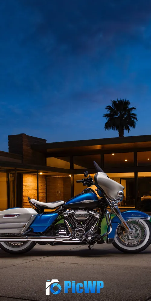Harley-Davidson Elecra Glide Classic bikes 3K Mobile Wallpaper