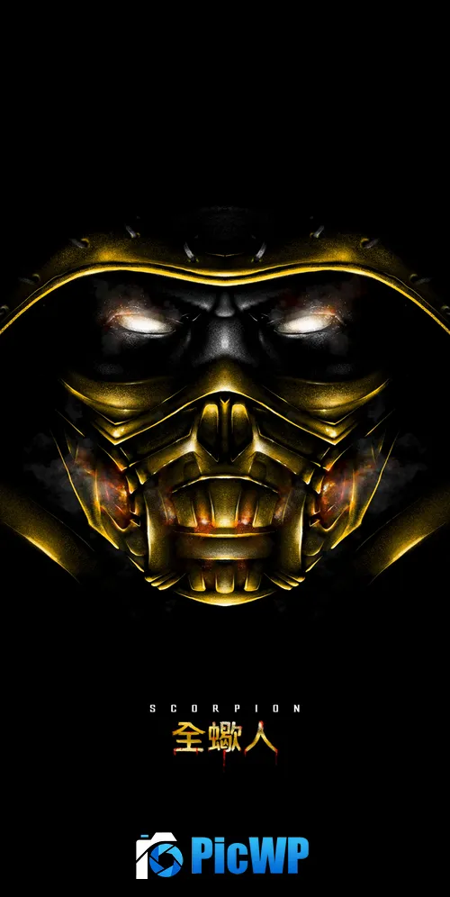 Scorpion Mortal Kombat 3K Mobile Wallpaper