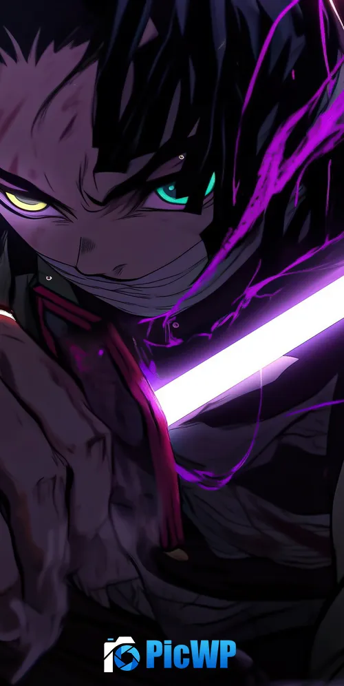 Tanjiro Kamado Sword 3K Mobile Wallpaper