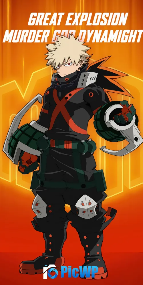 My Hero Academia Katsuki Bakugo 3K Mobile Wallpaper