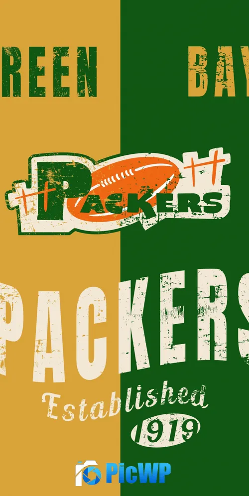 Green Bay Packers Flag 3K Mobile Wallpaper