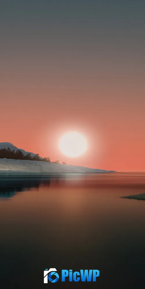 Windows 11 Sunset 3K Mobile Wallpaper