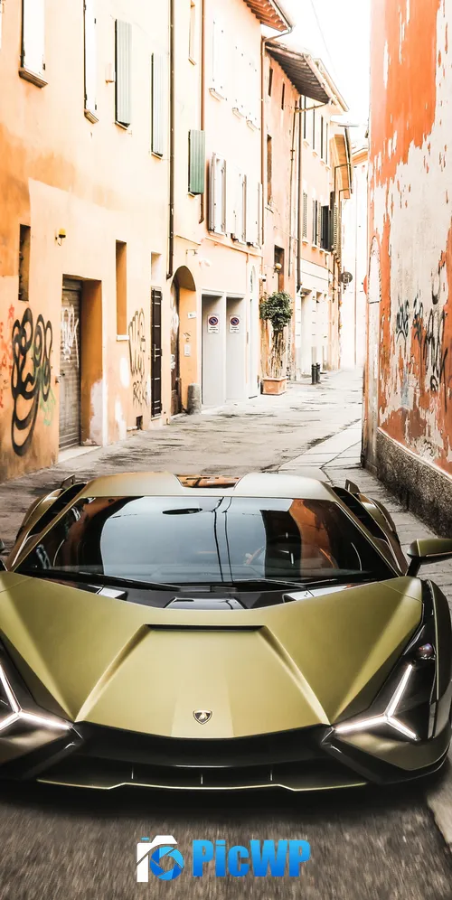 Lamborghini Sián FKP 37 Hybrid Supercar 3K Mobile Wallpaper