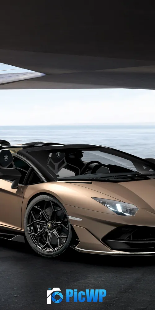 Lamborghini Aventador SVJ Roadster 3K Mobile Wallpaper