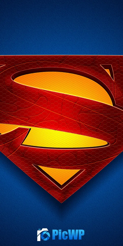Superman Logo 3K Mobile Wallpaper