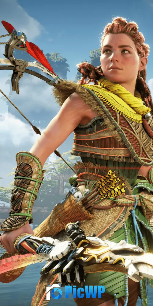 Aloy in Horizon Forbidden West 3K Mobile Wallpaper