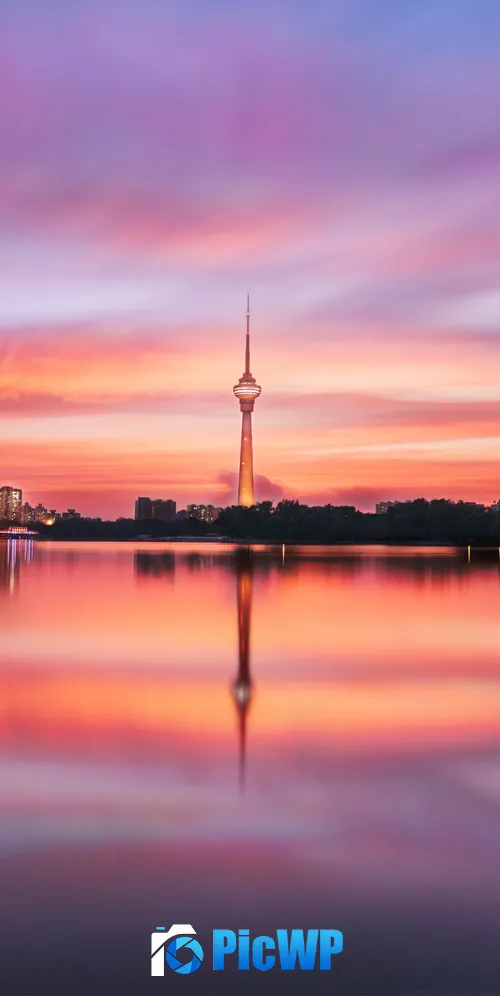 China Central TV Tower Beijing 3K Mobile Wallpaper