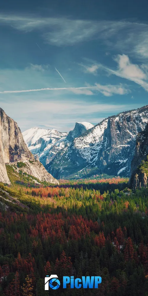 Yosemite Valley Glacier mountains 3K Mobile Wallpaper