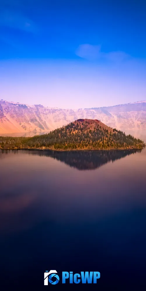 Crater Lake 3K Mobile Wallpaper