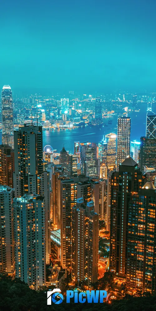 Hong Kong Victoria Peak 3K Mobile Wallpaper