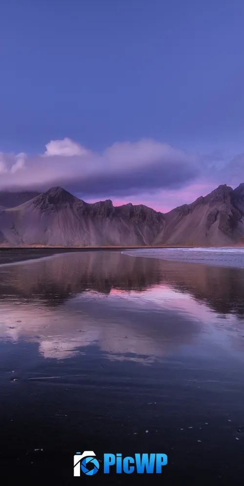 Vestrahorn mountain Iceland 3K Mobile Wallpaper
