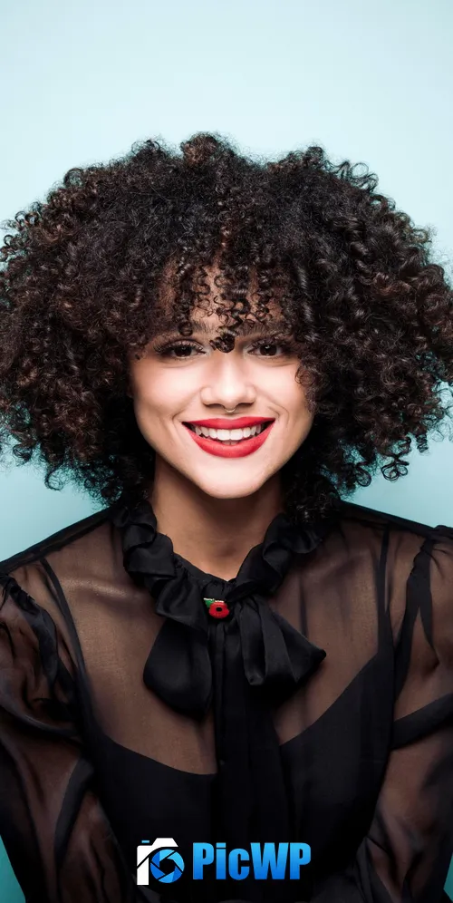 Actress Nathalie Emmanuel Portrait iPhone 3K Mobile Wallpaper