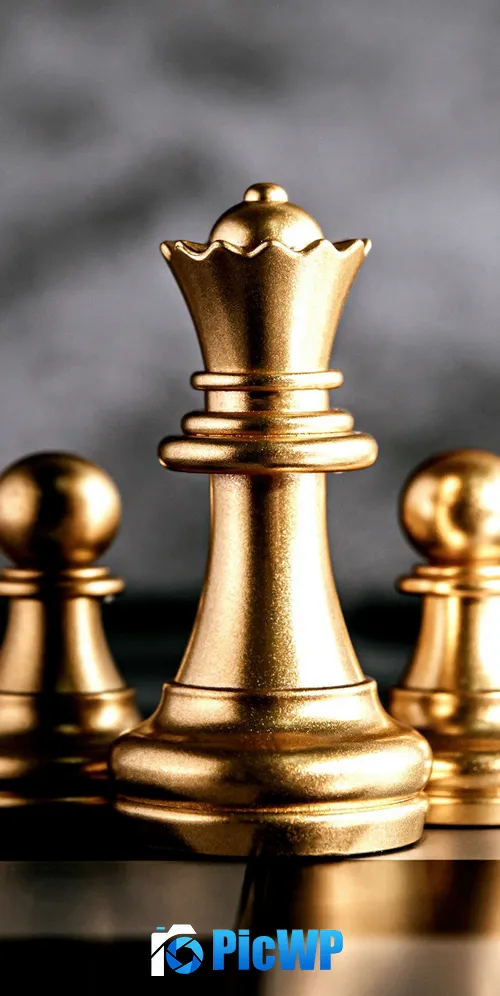 King (Chess) Chessboard 3K Mobile Wallpaper