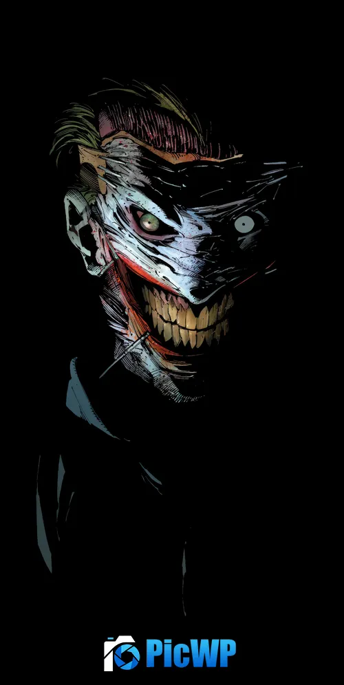 Joker Supervillain 3K Mobile Wallpaper