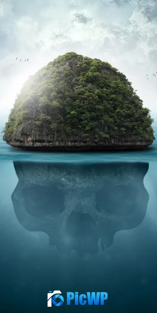 Skull Island 3K Mobile Wallpaper