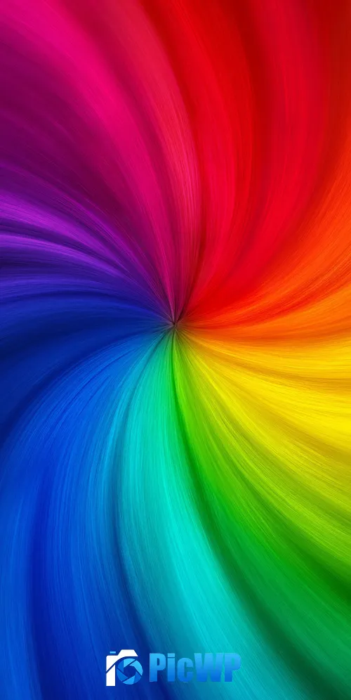 Swirl Colorful 3K Mobile Wallpaper