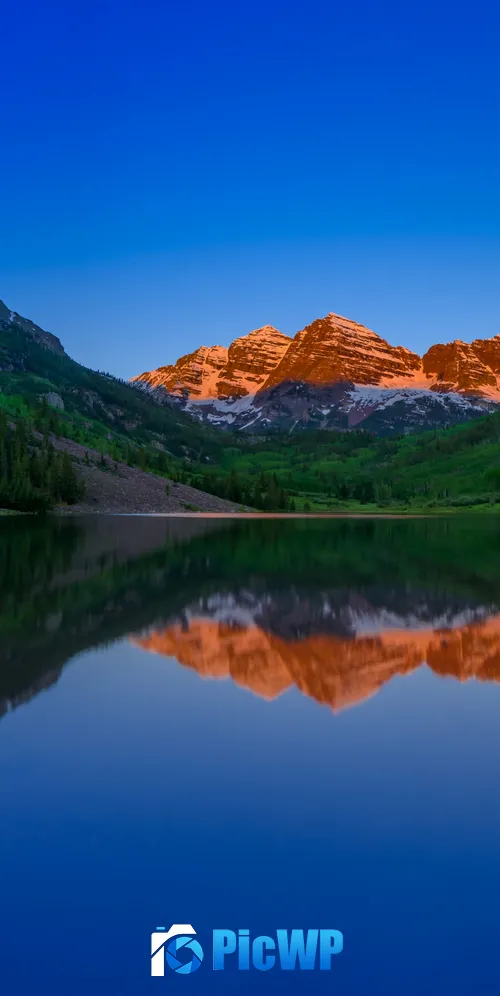Maroon Bells Sunrise 3K Mobile Wallpaper