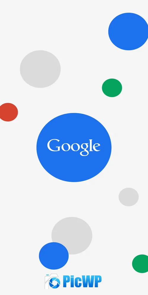 Google Circles 3K Mobile Wallpaper