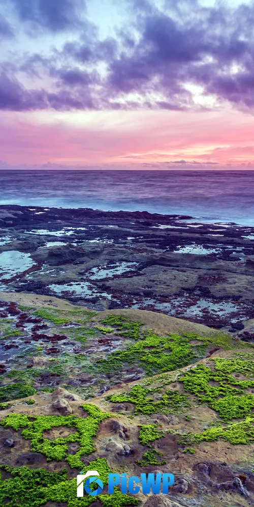 Rocky coast Seascape 3K Mobile Wallpaper