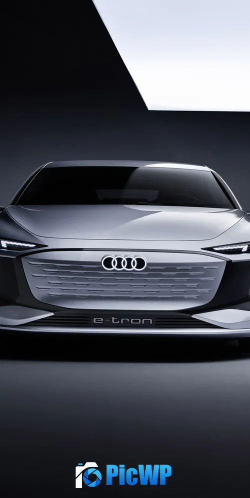 Audi A6 e-tron Concept 3K Mobile Wallpaper