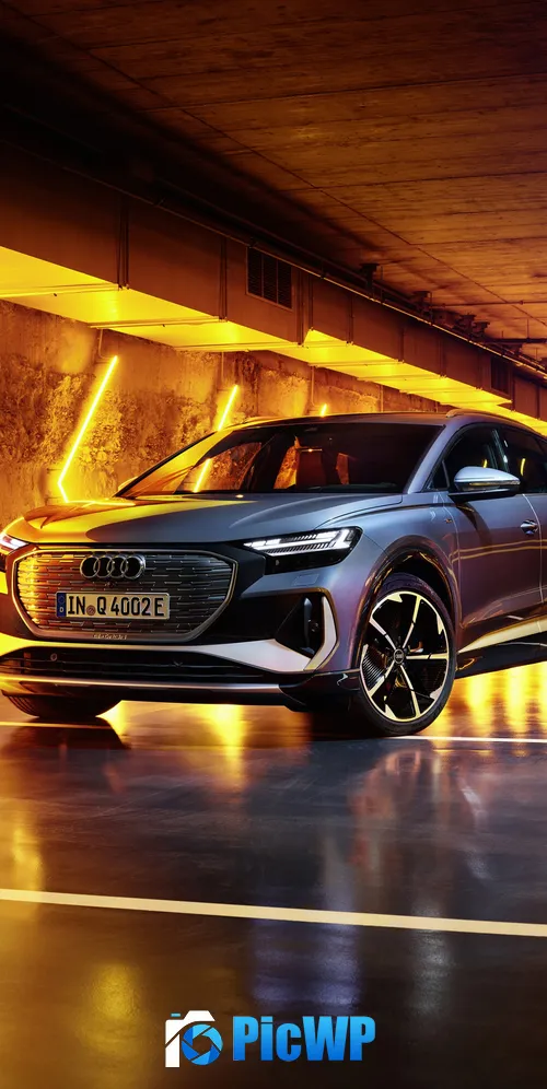 Audi Q4 50 e-tron S line 2021 3K Mobile Wallpaper