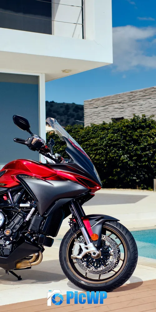 MV Agusta Turismo Veloce 800 Lusso SCS 2021 3K Mobile Wallpaper