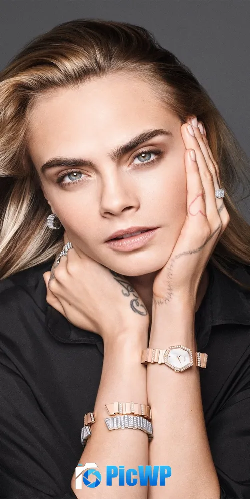 Cara Delevingne Portrait 3K Mobile Wallpaper