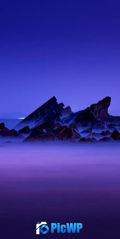 Rocky coast Aesthetic 3K Mobile Wallpaper