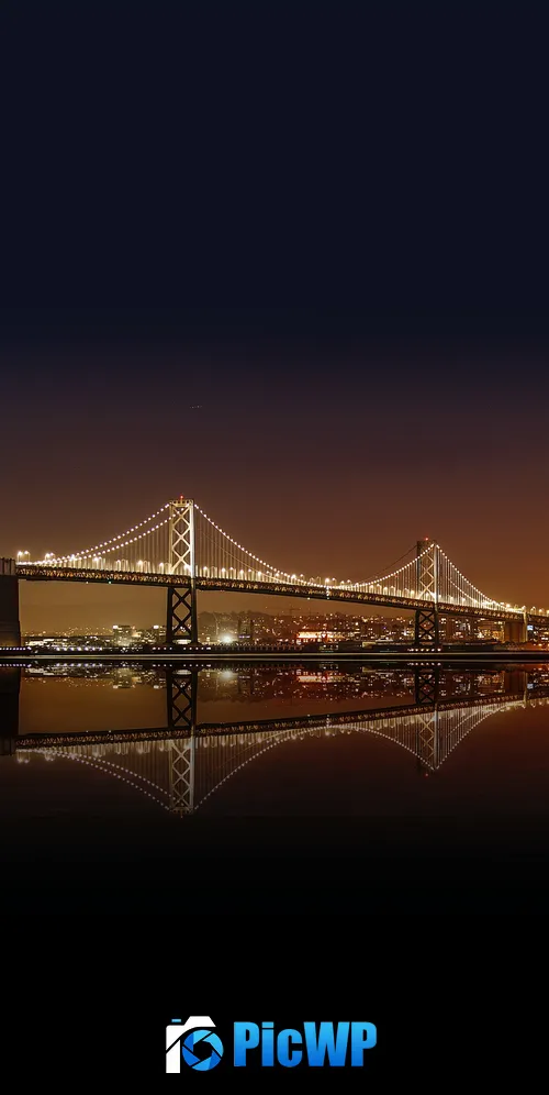 San Francisco-Oakland Bay Bridge City Skyline 3K Mobile Wallpaper
