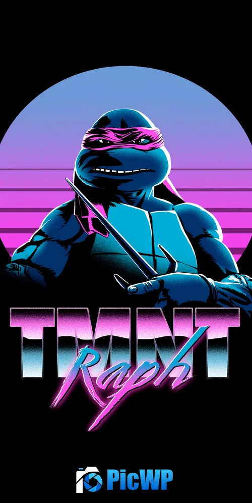 Raphael (TMNT) AMOLED 3K Mobile Wallpaper