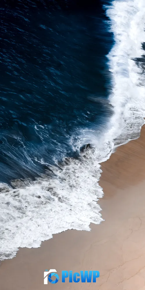 Coastal Ocean Waves 3K Mobile Wallpaper
