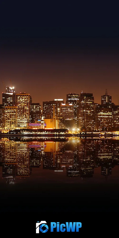 San Francisco City Skyline 3K Mobile Wallpaper