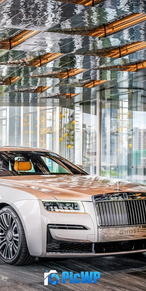 Rolls-Royce Ghost Extended Wheelbase 2021 3K Mobile Wallpaper
