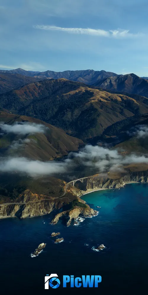 Coastline macOS Big Sur 3K Mobile Wallpaper