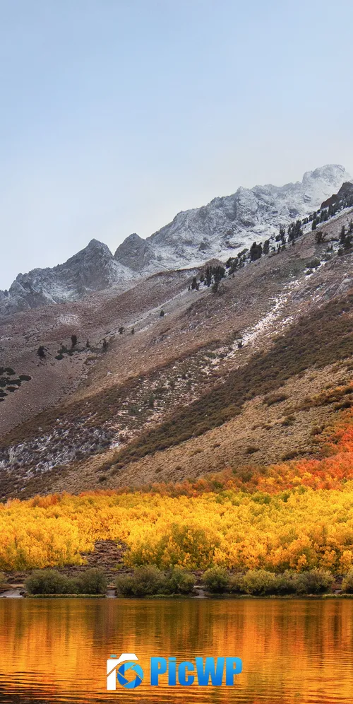 macOS High Sierra Mountains 3K Mobile Wallpaper