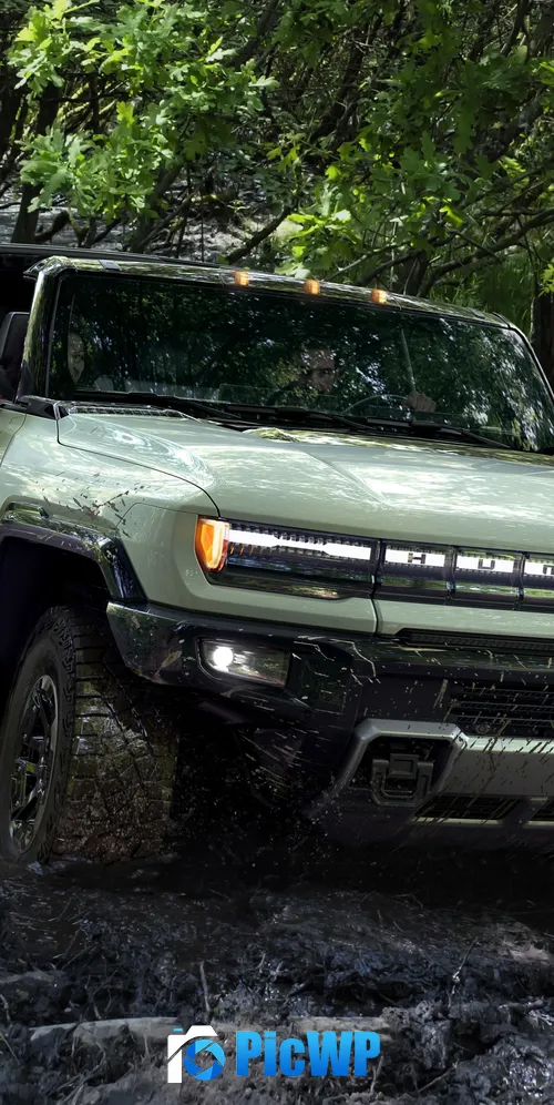 GMC Hummer EV EV pickup 3K Mobile Wallpaper