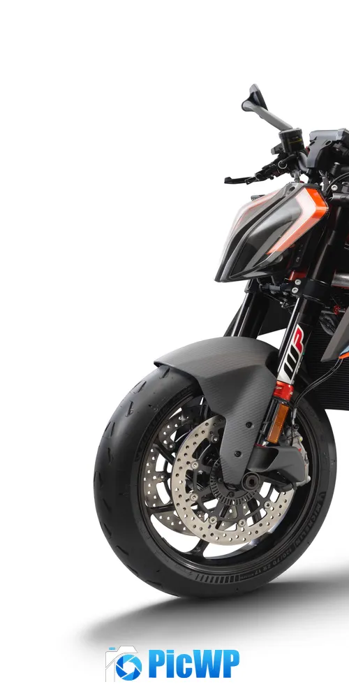 KTM 1290 Super Duke RR White background 3K Mobile Wallpaper
