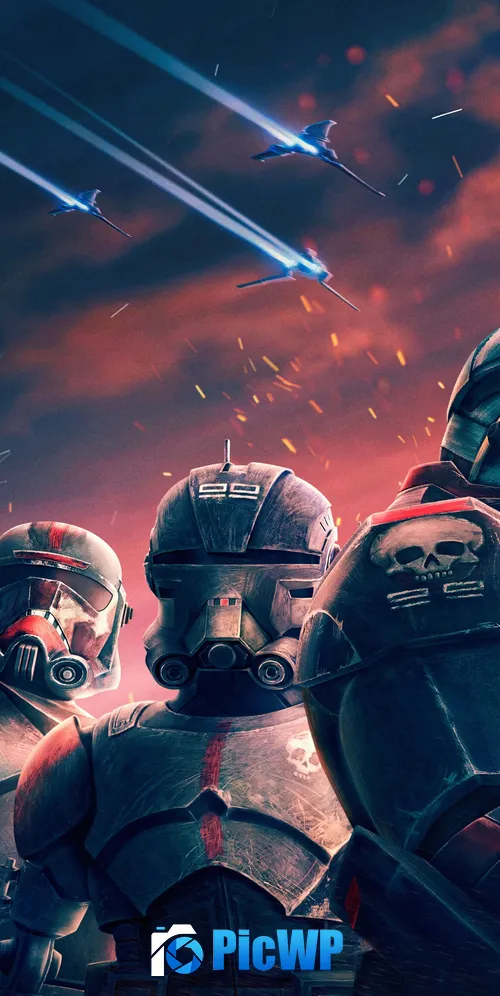 Star Wars: The Bad Batch TV series 3K Mobile Wallpaper