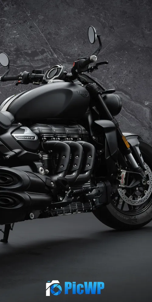 Triumph Rocket 3 R 2021 3K Mobile Wallpaper
